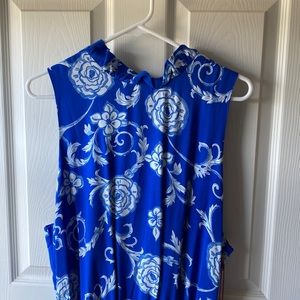 Gibson Hi Sugarplum! Capri Smocked Waist Romper Size 2X NWT